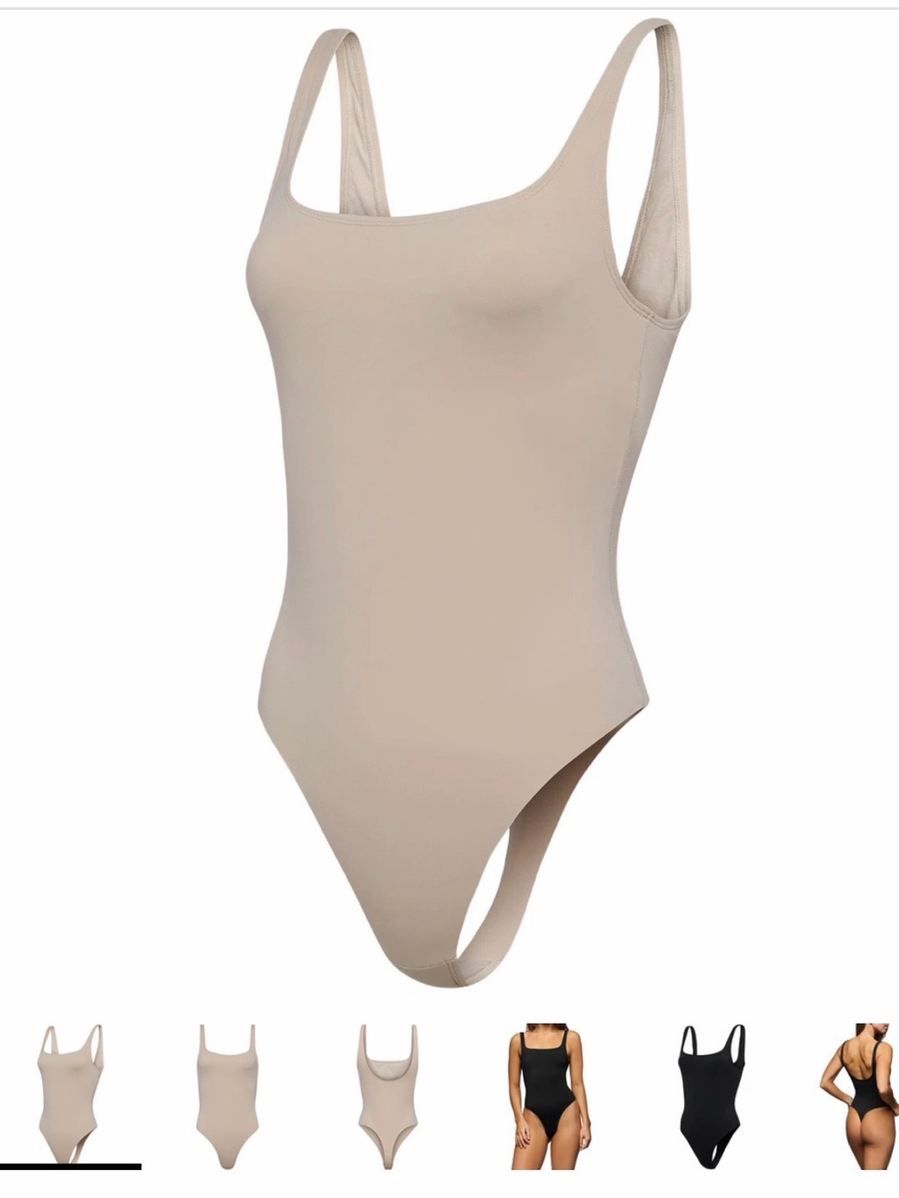 JIV ATHLETICS Cameltoe Proof Sculpt Bodysuit Nude
